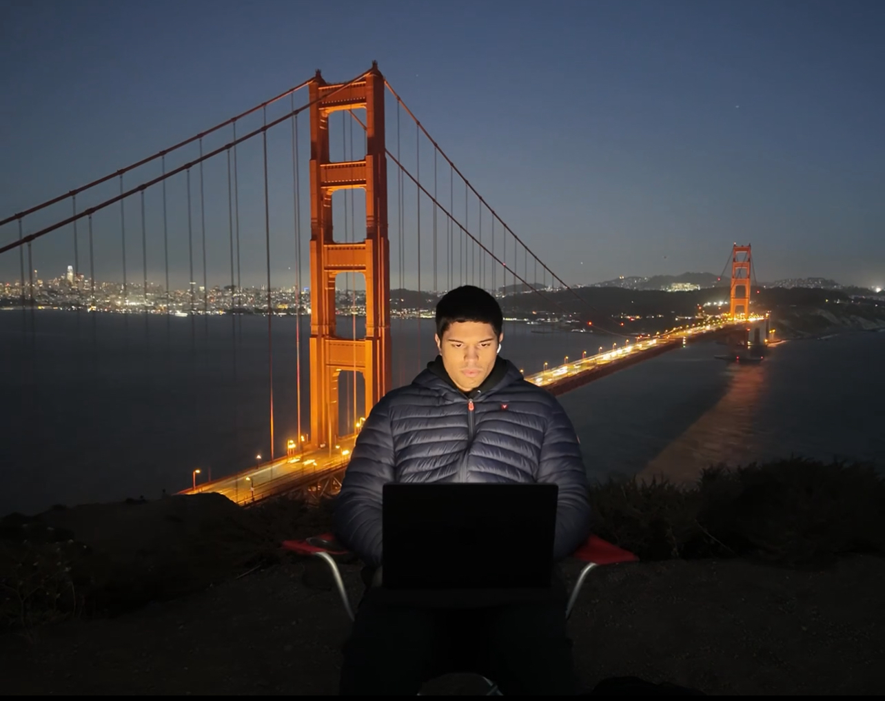 late night at golden gate