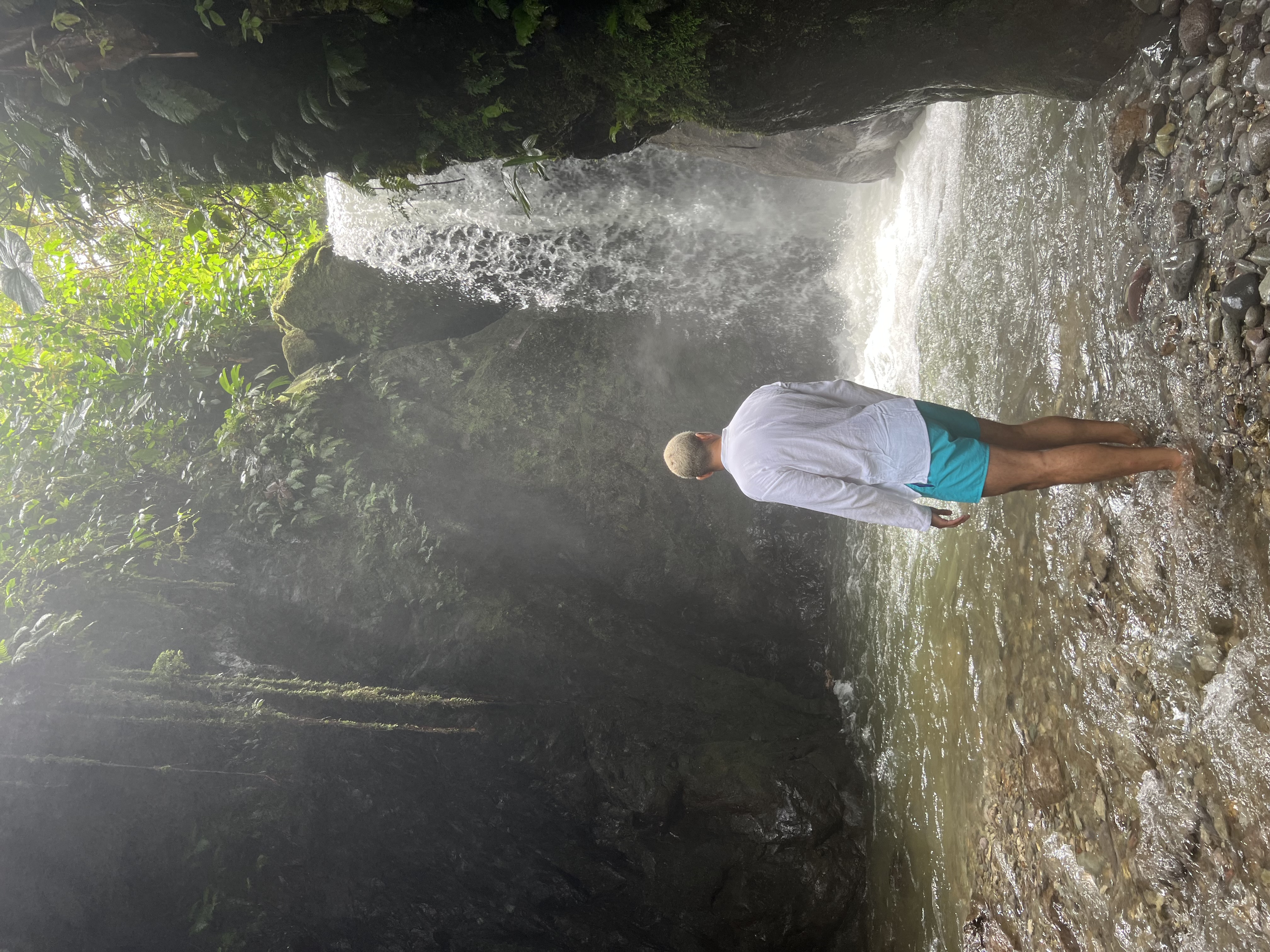 conquering waterfalls in ecuador